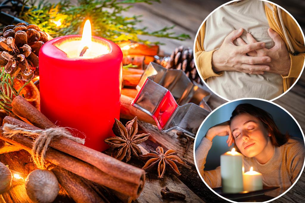 How your Christmas scented candles can increase your risk of heart disease, lung cancer