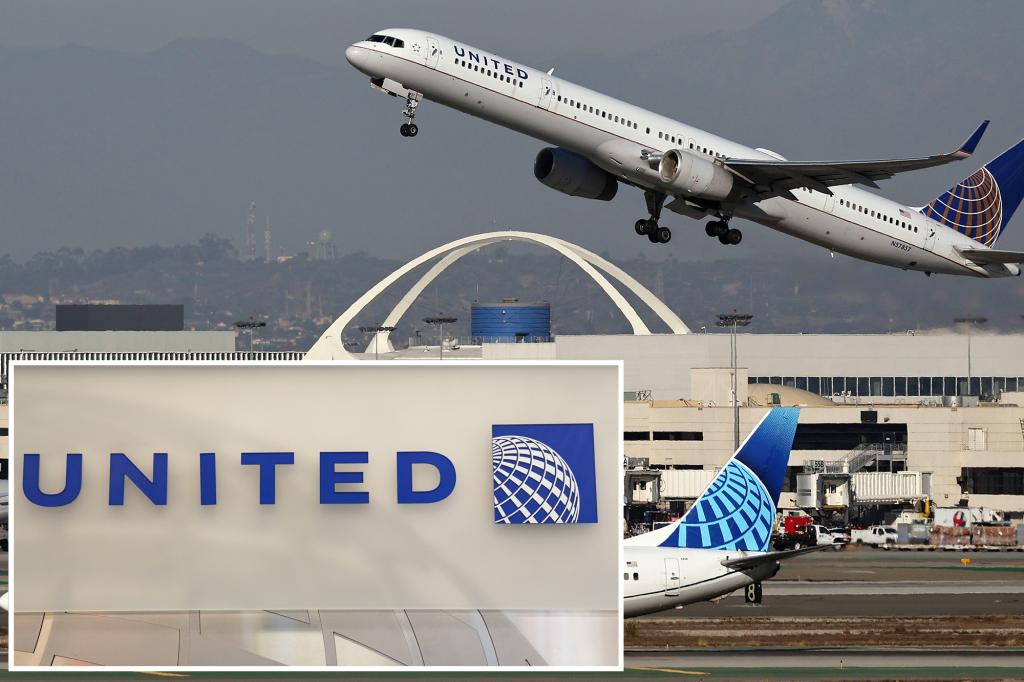 Shirtless man accused of pinning United flight attendant against 'plane exit door' in mid-air rampage